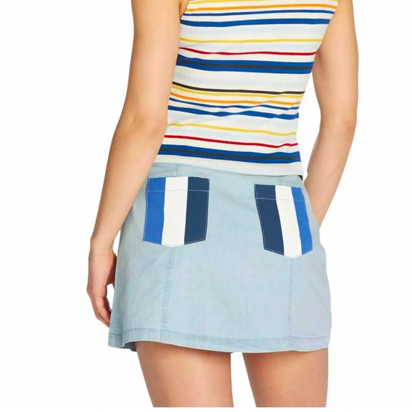 NWT Disney plus size Mickey and Minnie Denim Skirt For Adults in size 2X - Picture 4 of 16